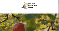 Desktop Screenshot of pacificalliancetitle.com